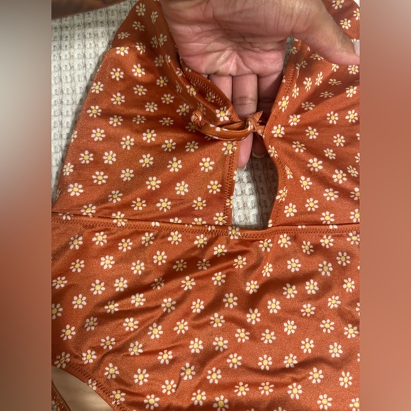 Victoria’s Secret Floral Orange Swimsuit - Picture 2 of 8